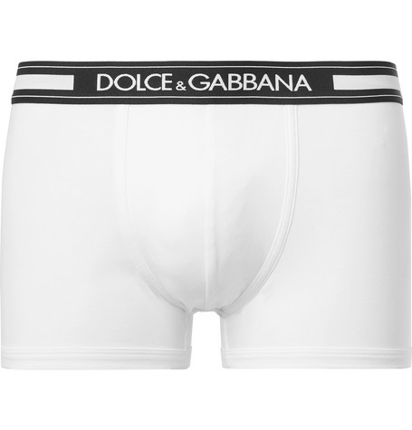 Dolce & Gabbana – Stretch-Cotton Boxer Briefs – Men – White | The ...