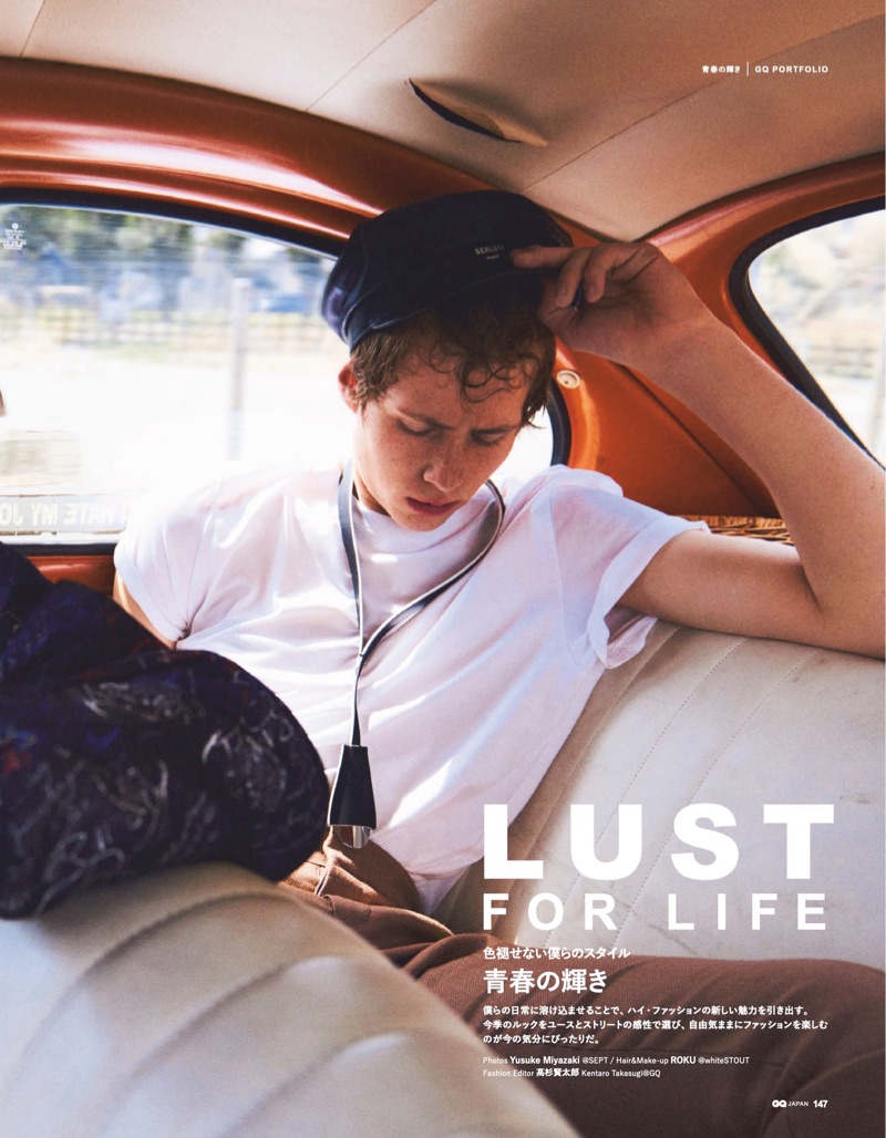 Lust for Life: Noah Bunink & Rihards Galigins for GQ Japan