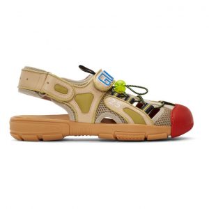 Gucci Beige Tinsel Sandals Gucci Beige Tinsel Sandals