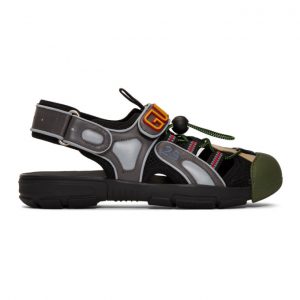 Gucci Black Tinsel Sandals Gucci Black Tinsel Sandals