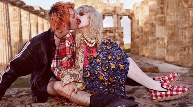Gucci Goes Punk & Takes to Historic Sicily for Pre-Fall '19 Campaign Gucci embraces a punk attitude for its pre-fall 2019 campaign.