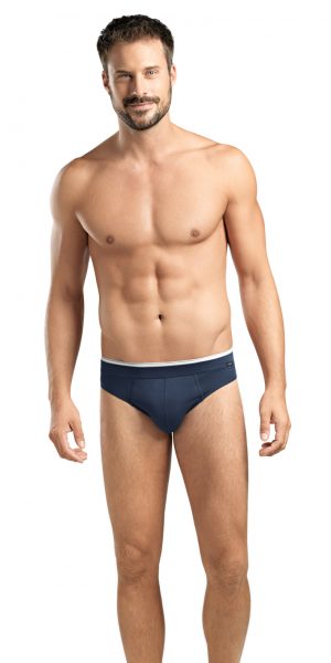 HANRO Liam Low Cut Brief - Midnight Navy S - 74071 HANRO (74071) Liam Low Cut Brief - Midnight Navy S