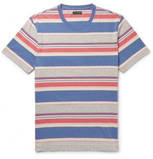 J.Crew - Always 1994 Striped Cotton-Jersey T-Shirt - Men - Multi J.Crew - Always 1994 Striped Cotton-Jersey T-Shirt - Men - Multi