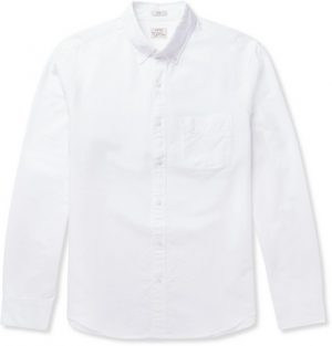 J.Crew - Slim-Fit Button-Down Collar Cotton Oxford Shirt - Men - White J.Crew - Slim-Fit Button-Down Collar Cotton Oxford Shirt - Men - White