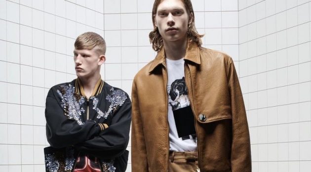 Connor Newall and Kit Warrington front Just Cavalli's spring-summer 2019 campaign.