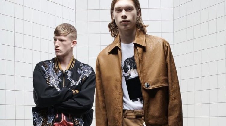 Connor Newall and Kit Warrington front Just Cavalli's spring-summer 2019 campaign.