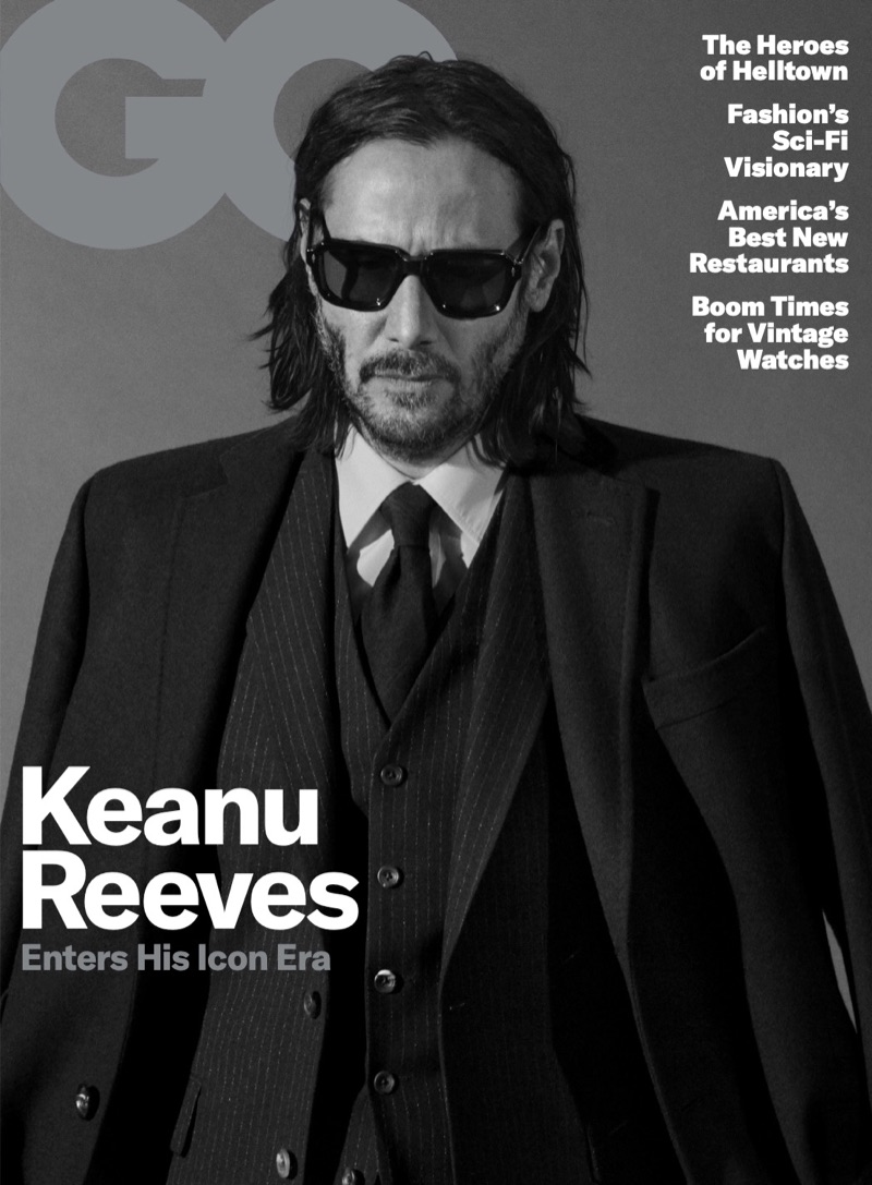 Keanu Reeves covers the May 2019 issue of American GQ.