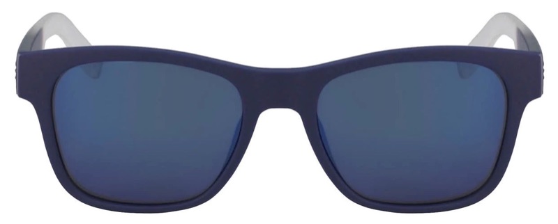 Lacoste x Novak Djokovic Collection Unisex Plastic Rectangular Sunglasses in Blue 424