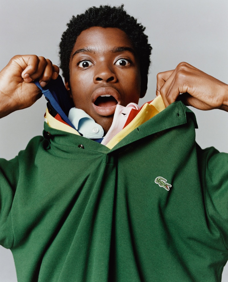 Alton Mason stars in Lacoste's spring-summer 2019 campaign.