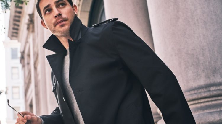 Anthony David Tackles Classic Outerwear for London Fog Spring ’19 Campaign