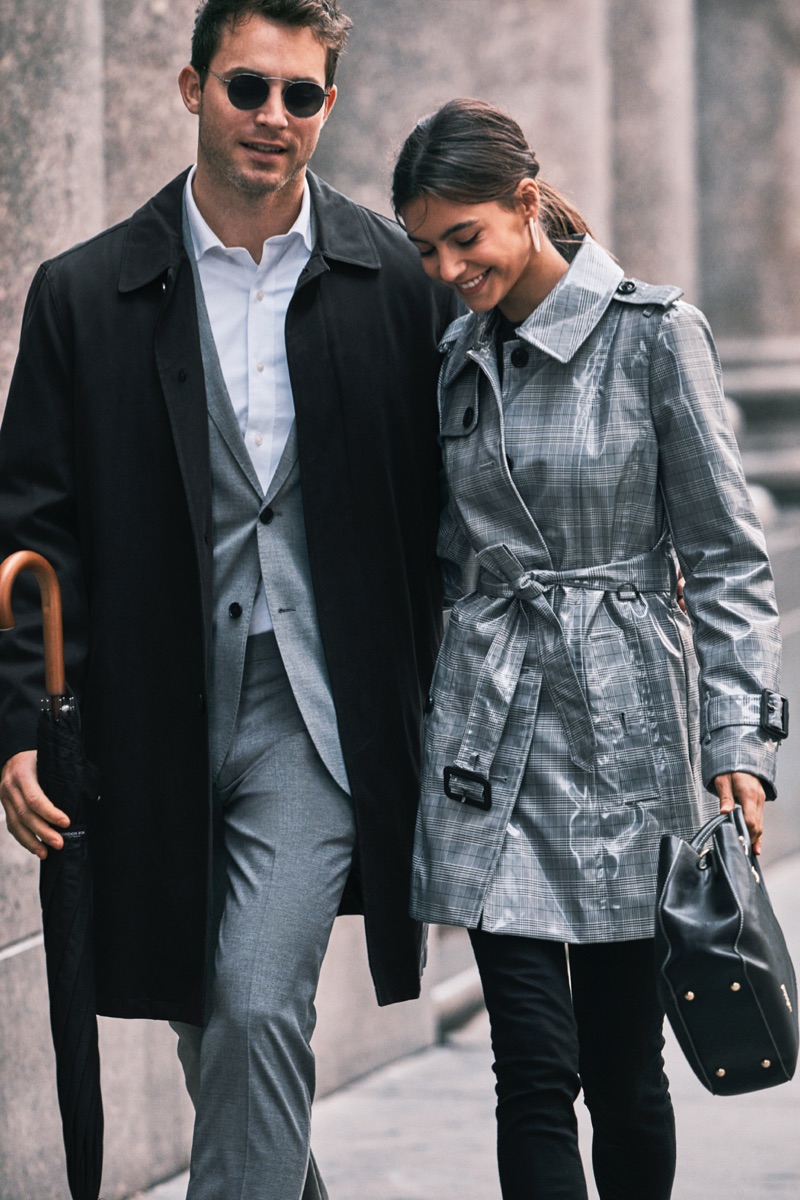London Fog enlists models Anthony David and Iliana C. to appear in its spring-summer 2019 campaign.