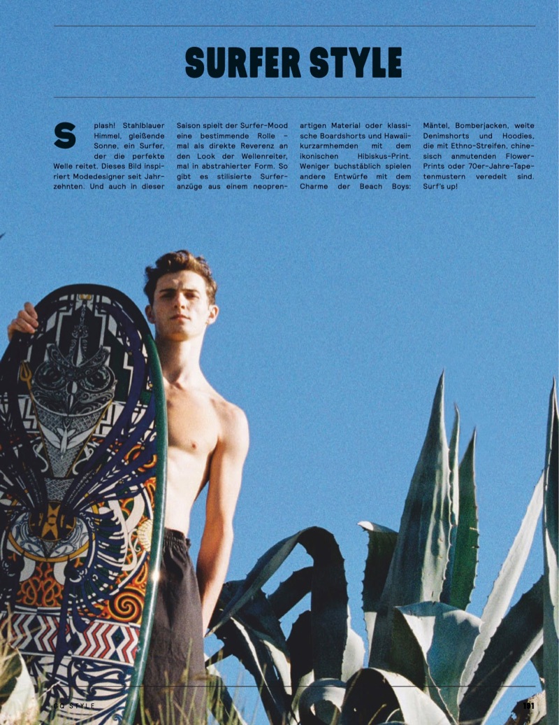 Luc Defont-Saviard Tackles Spring Essentials for GQ Style Germany