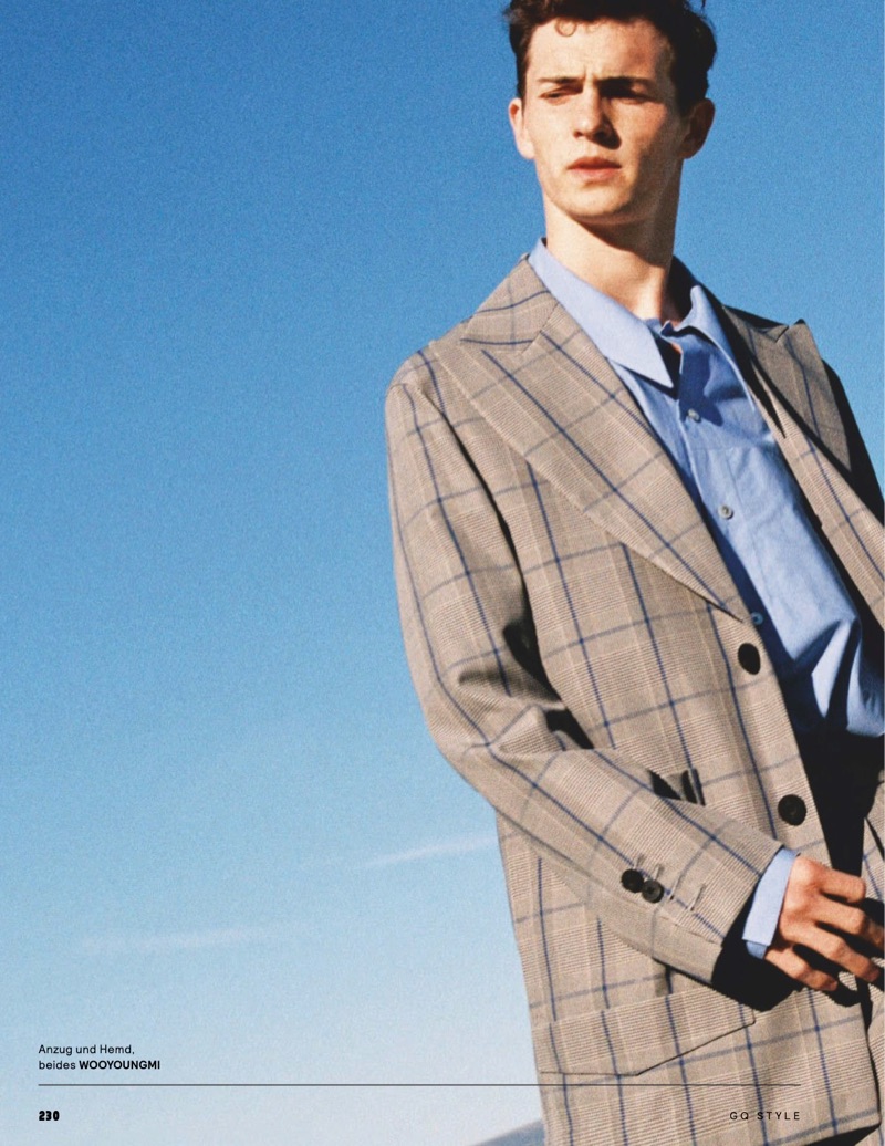 Luc Defont-Saviard Tackles Spring Essentials for GQ Style Germany