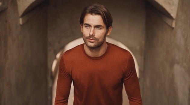 Spring in the City: Jacey Elthalion Dons Smart Essentials by Luca Faloni Sporting a fine-silk cashmere crewneck, Jacey Elthalion stars in Luca Faloni's spring-summer 2019 lookbook.