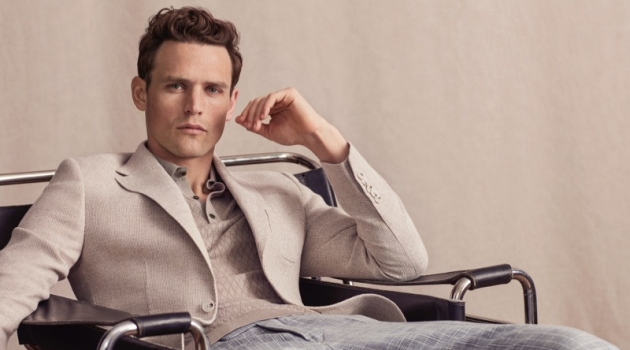 Guy Robinson Inspires in Soft Sartorial Numbers for Lufian Serkan Emiroglu photographs Guy Robinson for Lufian.