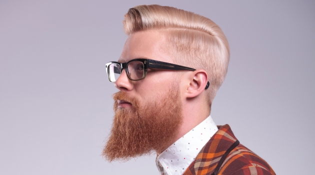 How to Style Men's Hair Male Model Beard Groomed Hairstyle