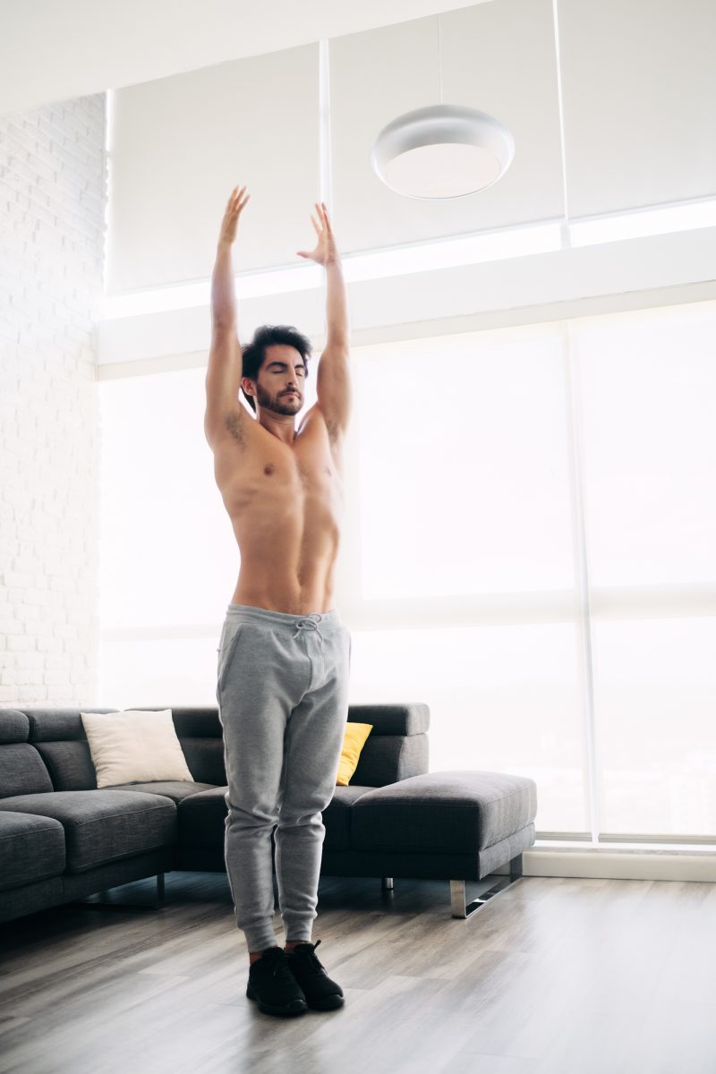 Man Doing Yoga