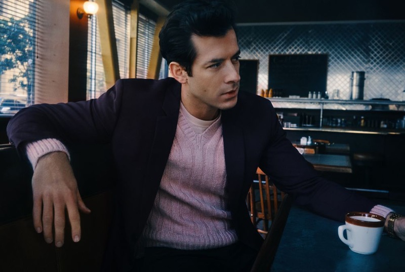 Mark Ronson dons a Prada wool suit with a ribbed Tom Ford sweater and cotton-jersey t-shirt. » Mark Ronson Suits Up for Mr Porter, Discusses Working with Artists Mark Ronson dons a Prada wool suit with a ribbed Tom Ford sweater and cotton-jersey t-shirt.