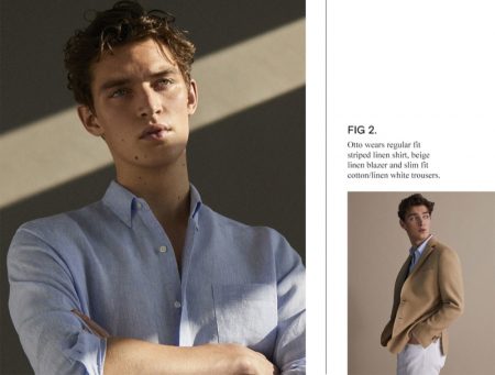Otto Lotz Dons Massimo Dutti Spring '19 Linen Collection