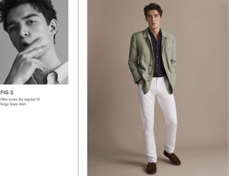 Otto Lotz Dons Massimo Dutti Spring '19 Linen Collection
