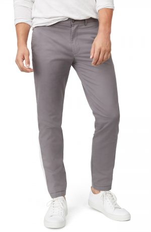 Men's Club Monaco Connor Trim Fit Stretch Cotton Chino Pants, Size 32 x 30 - Grey Men's Club Monaco Connor Trim Fit Stretch Cotton Chino Pants, Size 32 x 30 - Grey