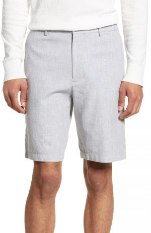 Men's Club Monaco Maddox Leaf Slim Fit Shorts, Size 28 - Grey Men's Club Monaco Maddox Leaf Slim Fit Shorts, Size 28 - Grey