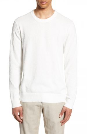 Men's Club Monaco Slim Fit Boucle Sweater, Size Small - Beige Men's Club Monaco Slim Fit Boucle Sweater, Size Small - Beige