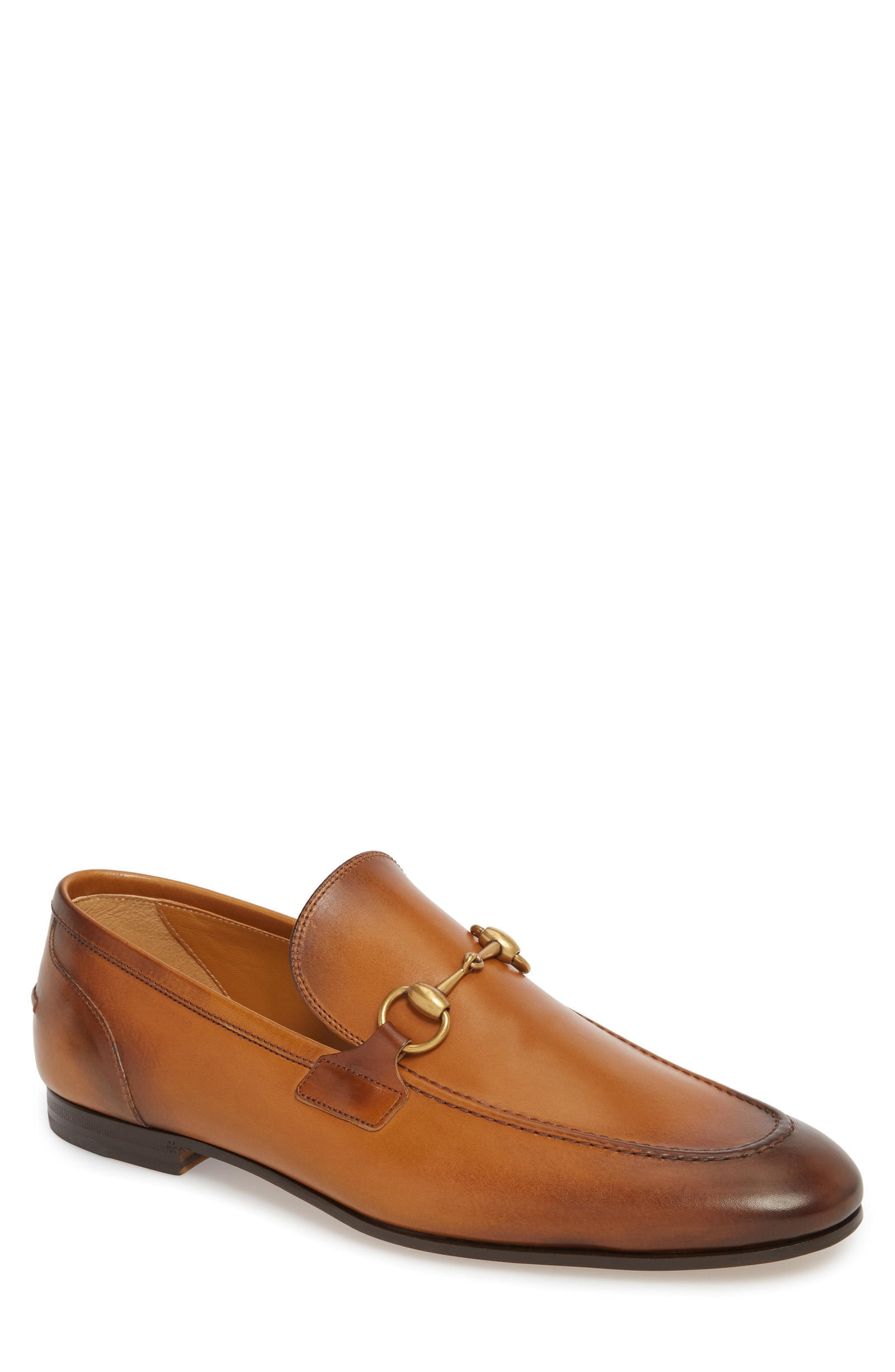 gucci brown jordaan loafer