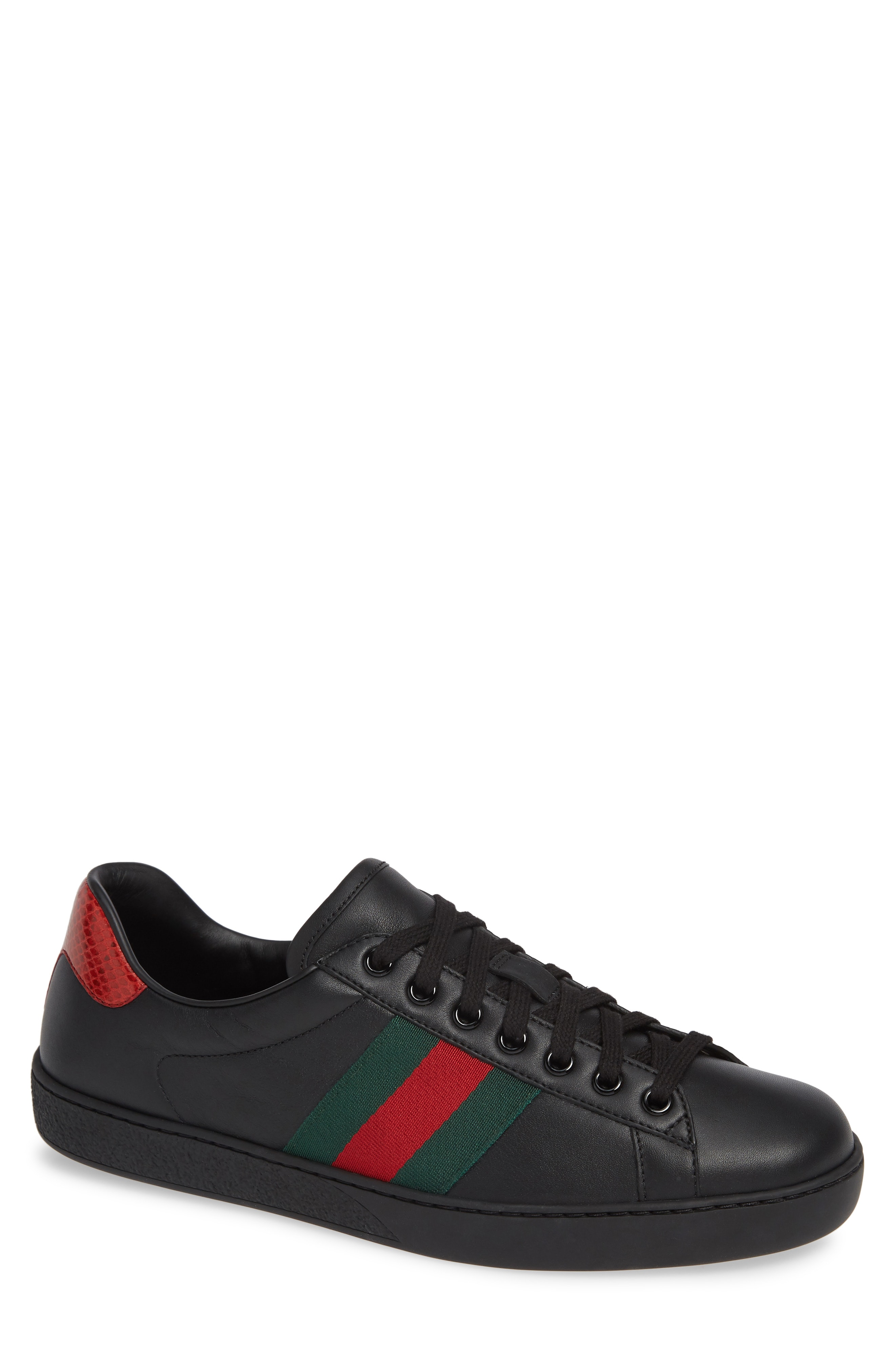 gucci ace sneakers black