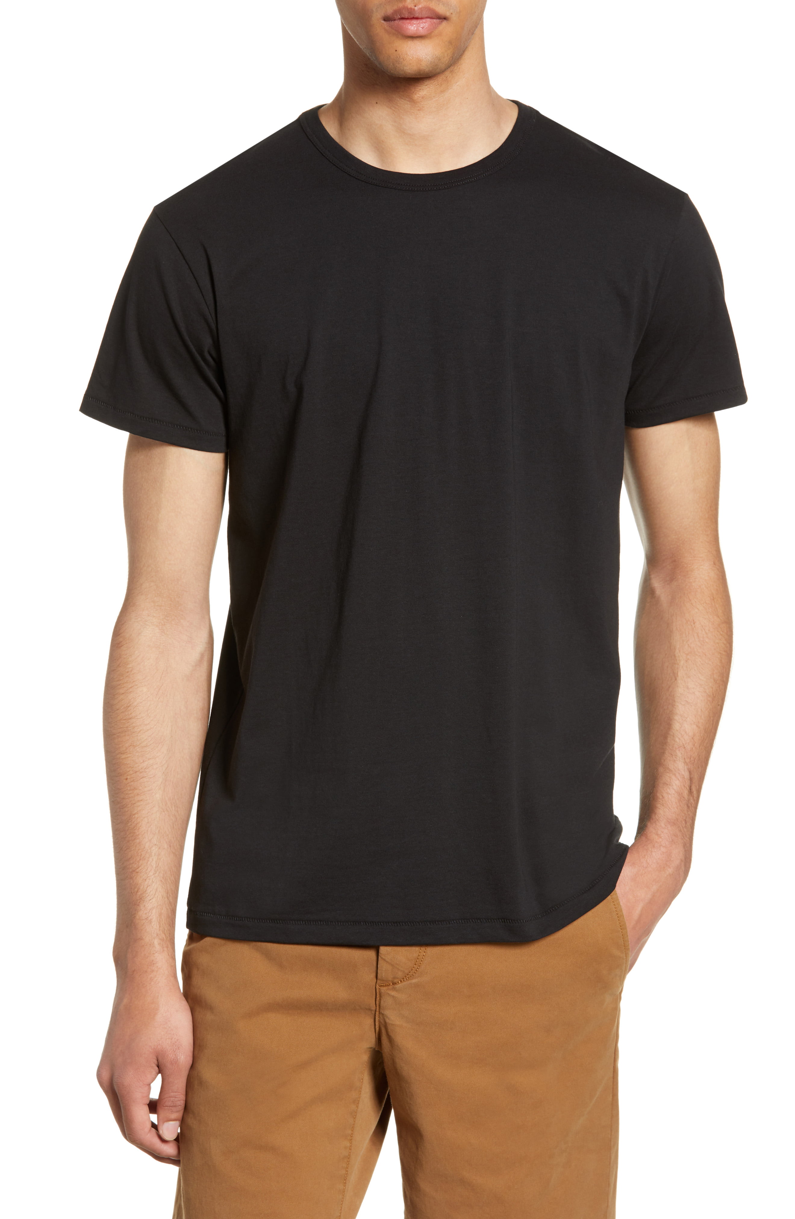 Men’s Rag & Bone Classic Base Slim Fit T-Shirt, Size Small - Black ...