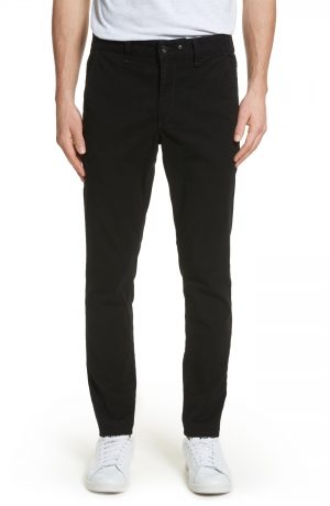 Men's Rag & Bone Fit 1 Chinos, Size 30 - Black Men's Rag & Bone Fit 1 Chinos, Size 30 - Black