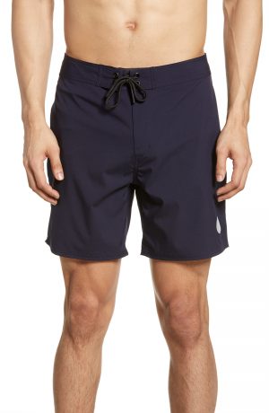 Men's Saturdays Nyc Danny Swim Trunks, Size 28 - Blue Men's Saturdays Nyc Danny Swim Trunks, Size 28 - Blue