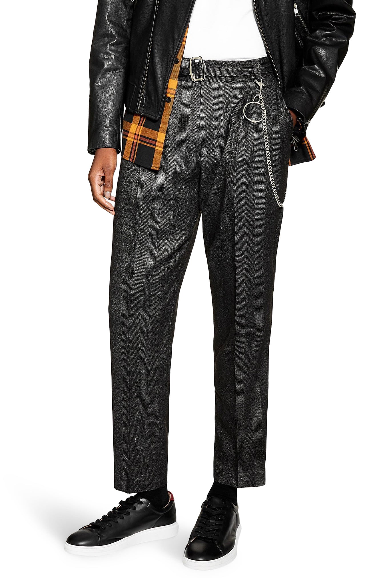 topman herringbone joggers