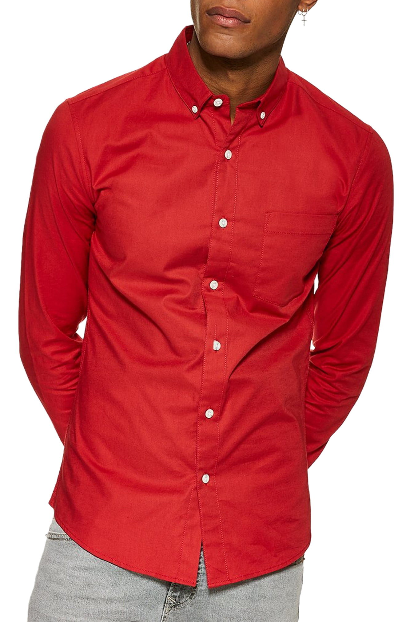 red sport shirts