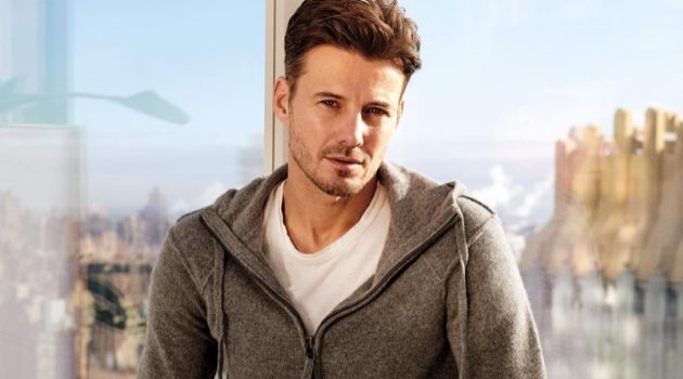 Alex Lundqvist Dons Luxe Essentials for Naked Cashmere Spring '19 Campaign Alex Lundqvist dons a chic hoodie by Naked Cashmere for the brand's spring-summer 2019 campaign.