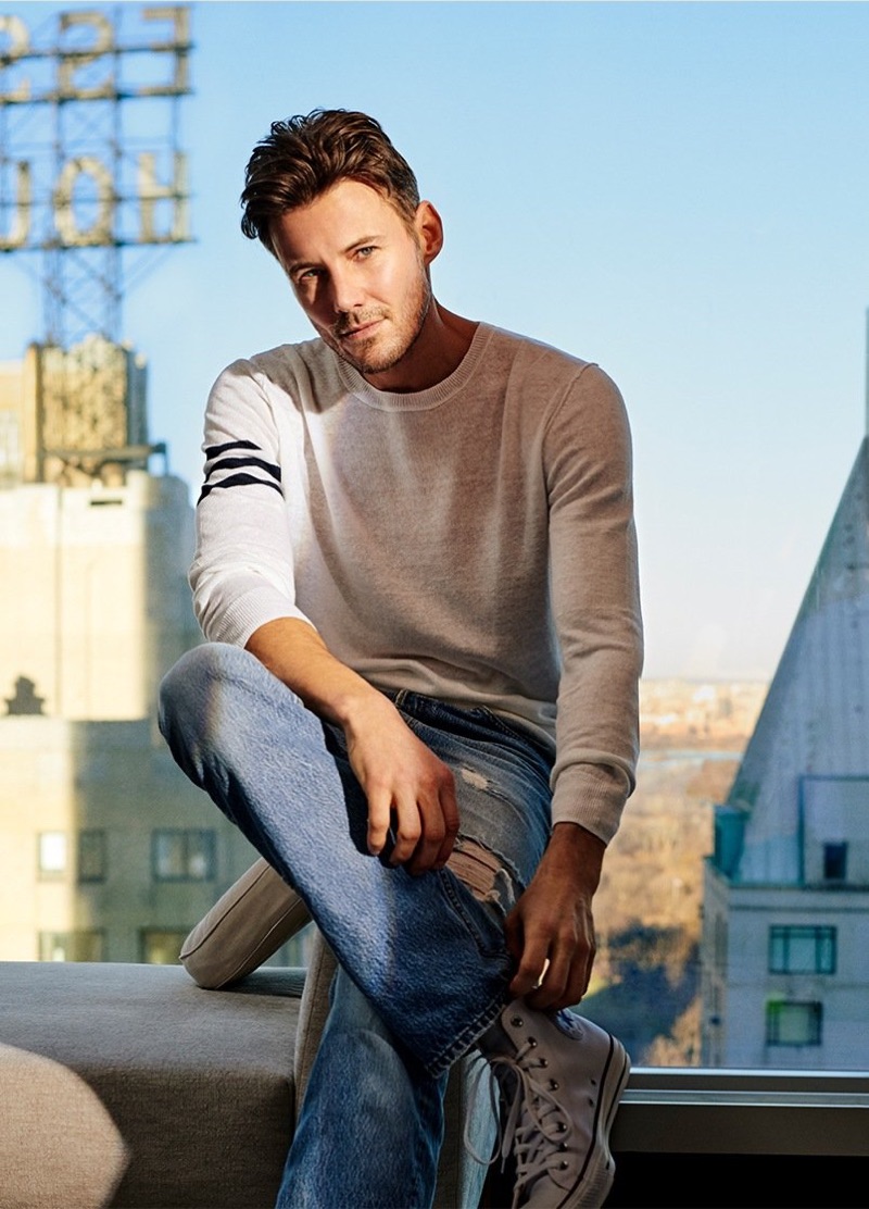 Naked Cashmere enlists Alex Lundqvist as the star of its spring-summer 2019 campaign.