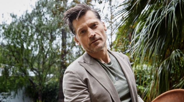 Nikolaj Coster-Waldau Covers Man About Town, Talks Last Day Shooting GOT Grant Woolhead styles Nikolaj Coster-Waldau for a Man About Town photo shoot.