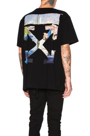 OFF-WHITE Colored Arrows Tee in Black. - size L (also in M) OFF-WHITE Colored Arrows Tee in Black. - size L (also in M)