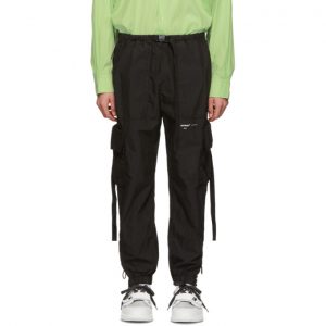 Off-White Black Parachute Cargo Pants Off-White Black Parachute Cargo Pants
