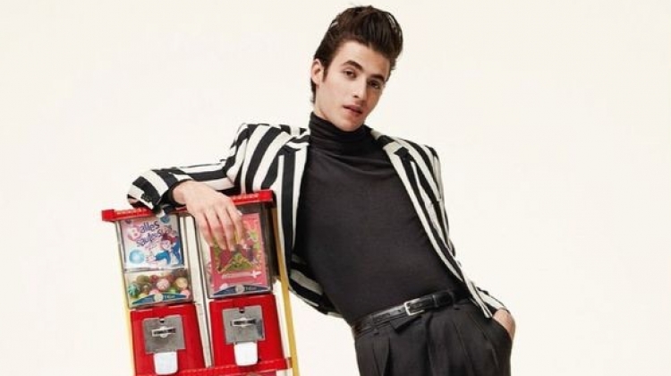 Oscar Kindelan Embraces Retro Attitude for GQ France