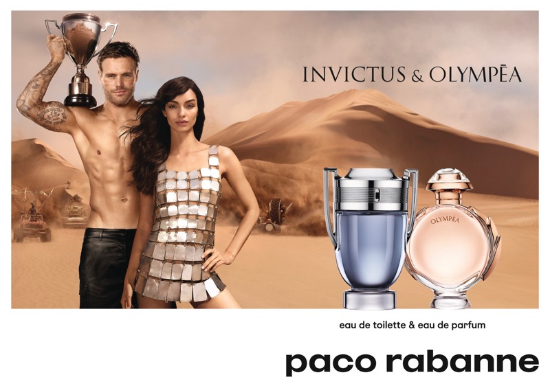 Models Nick Youngquest and Luma Grothe come together for Paco Rabanne.