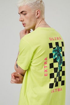 Paradise Graphic Tee at Forever 21 Lime/black Paradise Graphic Tee at Forever 21 Lime/black