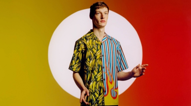 Roberto Sipos Mixes It Up in Prada Double Match Campaign Roberto Sipos stars in Prada's Double Match campaign.