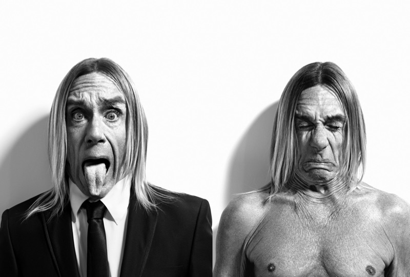 Iggy Pop photographed by Xevi Muntané for Schweppes