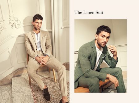 Tobias Sorensen Dons Elegant Suits for Selected Homme Spring '19 Campaign