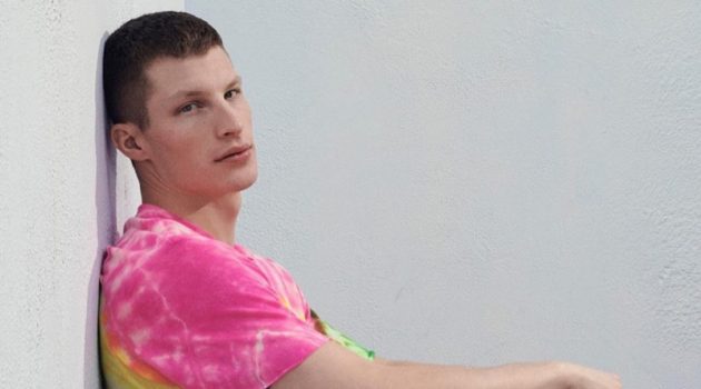 Restless Youth: Jordan Paris + More for Steve Madden Summer '19 Campaign Rocking a tie-dye shirt, Jordan Paris fronts Steve Madden's summer 2019 campaign.