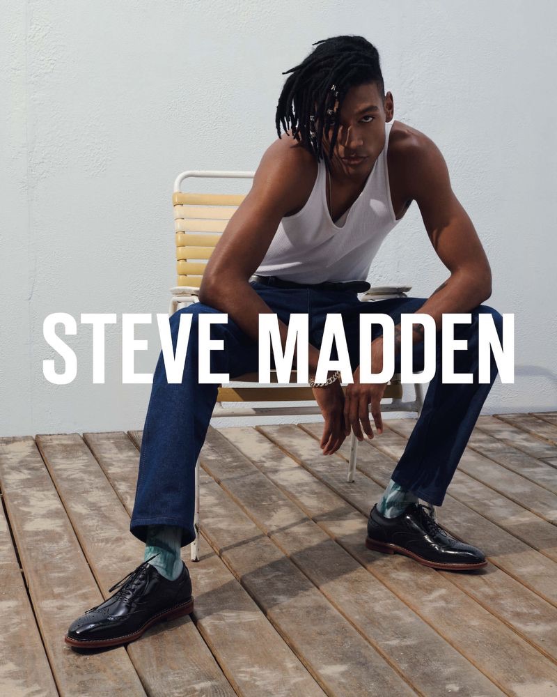 David De Jesus Garcia fronts Steve Madden's summer 2019 campaign.