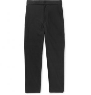 The Row - Black LA Track Slim-Fit Tapered Cotton Trousers - Men - Black The Row - Black LA Track Slim-Fit Tapered Cotton Trousers - Men - Black