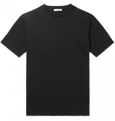 The Row – Ed Cotton-Jersey T-Shirt – Men – Black | The Fashionisto