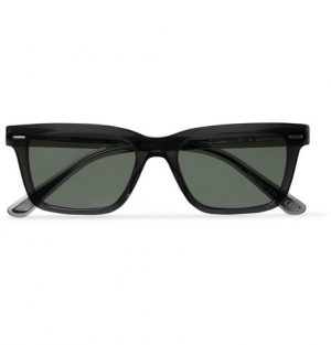 The Row - Oliver Peoples BA CC Square-Frame Acetate Polarised Sunglasses - Men - Dark gray The Row - Oliver Peoples BA CC Square-Frame Acetate Polarised Sunglasses - Men - Dark gray